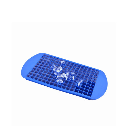 AussieSuperStore Homeware Supplies Sili Mini Ice Cube Molds Trays Frozen Cube Bar Pudding Silicone Tray Mould Tool (Blue) Mini Ice Cube Mold Tray Cube Bar Pudding Silicone Tray Mould Tool CB16ICETRAYBLU